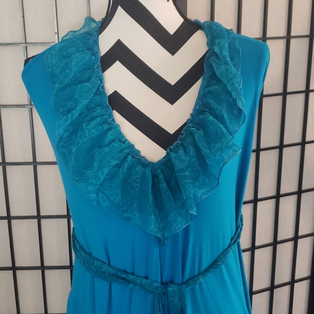 Turquoise Stunning Sundress - image 3